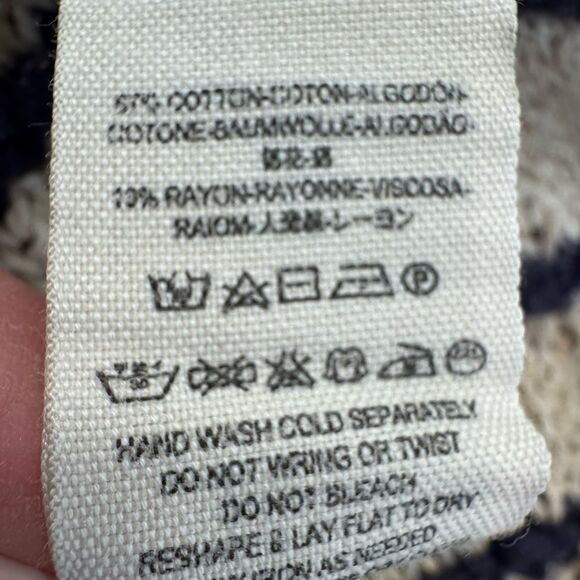 Free People Striped Open-Front Sweater cardigan - Picture 6 of 9